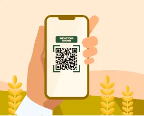 Scan QR code to trace your Khetika product